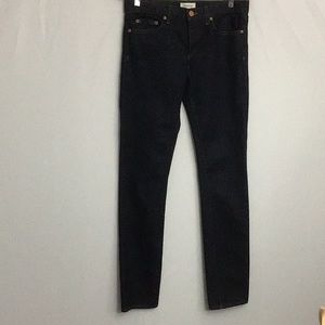 NWOT Crippen Mid Rise Dark Straight Jeans Size 26